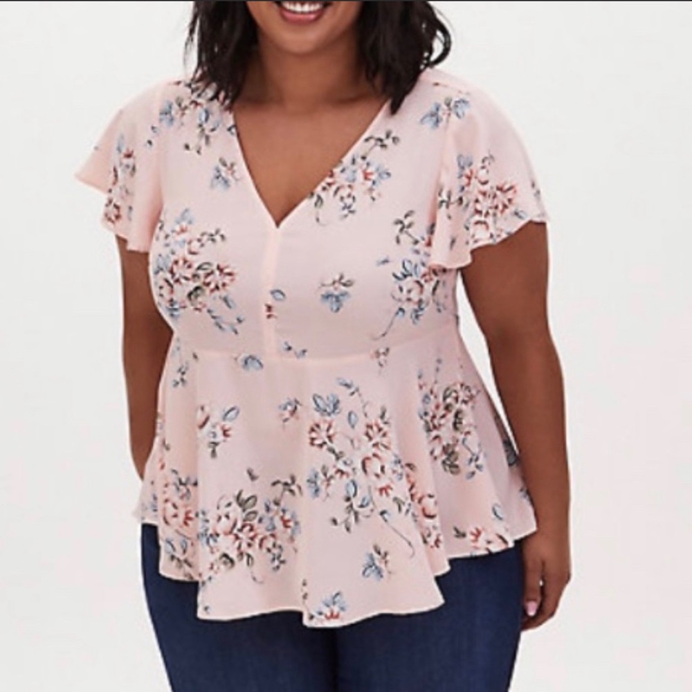 ❌SOLD❌ Torrid Peplum Blouse